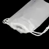 Bolsa con Cordón Película de Polietileno Bolsa con Cordón Mate Toalla Juguete Calcetines Ropa Bolsa de Embalaje para Almacenamiento Paraguas Bolsa Transparente con Cordón