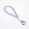 Cordón Tejido a Mano Macarrón Llavero para Mochila Cadena Correa para Teléfono DIY Accesorio para Bolsa con Abalorios