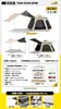 Tienda Explorer Camping al Aire Libre Noche Plegable Portátil Automática Engrosada Impermeable Equipo de Camping Juego Completo de Cortina para el Cielo