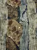 Tela de gasa perlada estampada para camisas y vestidos de primavera y verano, poliéster para ropa de mujer de comercio exterior, tela de algodón y seda para primavera y verano
