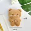 Colgante de Felpa de Dibujos Animados Lindo Oso Panda Conejo Broche de Animal Accesorios de Decoración para Bufanda Ropa Piezas DIY Fabricante