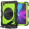 Adecuado para Mini6 Correa de Hombro de Color Contrastante Apple Air5 Soporte Giratorio Funda para Tableta iPad 11 pulgadas Funda Protectora Anticaídas
