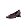 Sapatos Mary Jane com Laço para o Dia a Dia Estilo Literário de Couro Bovino de Primeira Camada Salto Grosso Salto Médio Bico Redondo Sapatos de Couro Genuíno para Mulheres Outono 2025