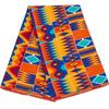 1 Peça Algodão Étnico Africano Batik Dupla Face Kent Ankara Tecido de Cera Africano