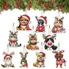 5D2025 Nova Pintura Diamantada de Natal e Halloween Chaveiro DIY Feito à Mão, Venda Direta de Fabricantes de Fontes Transfronteiriças