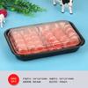 Caixas Descartáveis para Rolos de Carne de Porco, Carneiro e Boi Frios e Frescos, Embalagens Plásticas, Caixas Conservadoras de Frescor, Caixas com Embalagem Blister Específicas para Supermercado