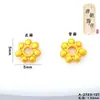 Accesorios de bricolaje de oro antiguo, cuentas enrolladas, cuentas sueltas, espaciador, oro roto, redondo, estrella de cinco puntas, luna, corazón de melocotón, cuentas de oro