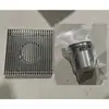 Acero Inoxidable 304 Tira Sólida Drenaje de Piso Gris Baño Cuadrado Azotea Desodorante Drenaje de Piso Tamaño Grande Drenaje de Piso