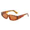 2021 otoño nuevos lentes de sol personalidad europea y americana estilo milenio gafas de montura estrecha triangular moda INS lentes de sol mujer