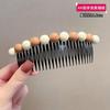 Pente Infantil Finalizador de Cabelos Quebrados Acessórios de Cabelo Meninas Pente para Cabelo Extenso Menininha Presilha de Franja Grampo de Cabelo Nuca Adorno de Cabeça
