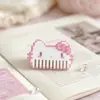 Peine KT para gatos, pinza para el pelo de píxeles, horquilla de gato de dibujos animados, pasador lateral de pico de pato para flequillo dulce, accesorio de pelo versátil para niños