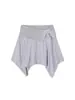 Falda Casual para Mujer Y2K Vintage Estilo Europeo y Americano Estilo Ins Deportiva Color Sólido Botón Simple Largo a la Rodilla Dobladillo Ancho