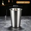 Caneca Amazon com Textura Martelada Cruzada Aço Inoxidável 304 Copo de Água Caneca Portátil Caneca para Casa Caneca para Bebida Fria Caneca para Cerveja