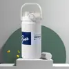 Taza Termo de Gran Capacidad de 2000 ml para Hombres y Mujeres, Aspecto Elegante, Deportiva al Aire Libre, Portátil, Regalo, Taza de Agua