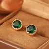 Pendientes Pequeños Exquisitos de Moda Retro Lujo Ligero Sentido de Alta Gama Temperamento Elegante Pendientes de Celebridad de Internet Diseño de Nicho Adornos para Orejas
