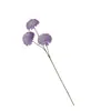Flores artificiales moradas personalizadas para bodas, decoración de hoteles, paisajismo, caminos florales decorativos, paredes de flores, flores falsas, arreglos florales de plástico