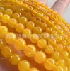 Cuentas Redondas de Ágata Natural, Cuentas Redondas de Ágata Verde, Cuentas Sueltas para Pulseras, Collares, Aretes, Pasadores y Accesorios de Joyería DIY