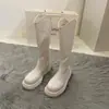 Botas de caña alta con tacón grueso hasta la rodilla 2026 Otoño/Invierno botas largas para mujer botas ajustadas botas de montar suela gruesa para mujer no más