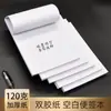 Papel de Rascunho para Estudantes Uso em Branco Papel de Rascunho Pequeno Caderno Portátil Bloco de Notas Rasgável Uso em Escritório Material Não Adesivo Papel