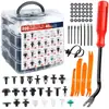 Caja de 800 Piezas Kit de Reparación de Clips para Parachoques de Coche, Universal para Uso Transfronterizo, 24 Tipos de Remaches de Plástico Clips para Coche