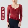 Top Deportivo de Malla Irregular para Mujer con Mangas Largas, Borde Fruncido, Ajuste Delgado, para Yoga, Pilates, Ropa Exterior, con Almohadillas en el Pecho.
