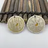 Estilo Étnico Pingente de Ouro Montanha Fantasma Gastando Acessórios para Estilo Masculino e Feminino Estilo Nacional Sólido Pingente de Colar Oito Trigramas