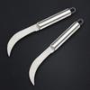 Cuchillo pequeño curvo para fruta, pelador de acero inoxidable para el hogar, cuchillo para caña de azúcar, cuchillo para piña, cuchillo afilado para cortar plátanos.