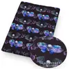 Tela de poliéster y algodón fina o algodón con estampado de cabeza de fantasma de mariposa y línea oscura, para bolsa de patchwork DIY, 1Yc36135