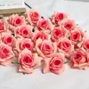 Cabezas de Flores de Rosa Francesa Simuladas, Rosas de Seda, Arreglos Florales Hechos a Mano para DIY, Decoración del Hogar, Arreglos Florales para Zapatos y Sombreros, Accesorios para Fotografía