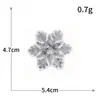 Floco de Neve Prateado Lantejoulas Exquisitas Bordado Comércio Exterior Natal Bordado Computadorizado Tecido Bordado Patch Sapato Bolsas Roupa Patch Decorativo