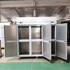 Refrigerador Vertical de Seis Puertas Chuibao Comercial para Conservación de Frescos Gabinete de Exhibición Refrigerado por Aire Libre de Escarcha Congelador Refrigerador Congelador