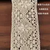 Camino de mesa de ganchillo mantel cortina costura costura de comercio exterior encaje de algodón Retro americano estilo japonés