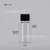 En stock 50ml 60ml 100ml 200ml botella de plástico de hombro plano con tapa de rosca PET botellas dispensadoras de líquido botellas selladas para muestras