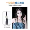 Trenzas para Peluca de Mujer, Cola de Caballo, Estilo Y2K Realista, Trenzas de Boxeadora, Cabello Trenzado, Estilo de Celebridad de Internet, Doble Cola de Caballo con Lazo