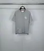 Ventas Directas de Fábrica Tb Nuevo Patrón de Verano Bordado Liso Cuello Redondo Manga Corta Camiseta Casual y Cómoda para Hombres y Mujeres