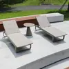 Cama de Lazer ao Ar Livre Impermeável Jardim Hotel Piscina Cadeira de Lounge Vila de Férias ao Ar Livre Cama e Café da Manhã Cadeira de Praia ao Ar Livre
