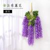 Flor de Glicina Imitación Violeta Encriptación Decoración de Boda Enredadera de Flores Techo Paseo Boda Interior Colgante Enredadera de Flores de Frijol