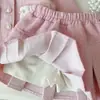 Conjunto de Saia e Jaqueta Estilo Coco Chanel para Menina Princesa 2026 Outono Novo Estilo Coreano Moda Infantil Conjunto de Duas Peças Tendência