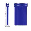 Abraçadeira tipo T de dupla face cabo de dados cabo de fone de ouvido chicote de cabos armazenamento de cabos abraçadeira de nylon velcro abraçadeira de cabo
