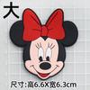 Desenho Animado Fofo Mickey Minnie Mickey Mouse Acessórios Decorativos DIY Capa de Celular Gancho Adesivo Buraco Furo Sapatos Chinelos Fivela