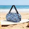 Bolsa Acordeón Bolsa de Compras para Supermercado Bolso de Mano Portátil Bolsa Enrollable Bolsa Nube Bolsa de Almacenamiento de Gran Capacidad Bolsa de Compras Plegable