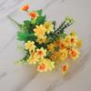Pulando orquídea crisântemo flor artificial Margarida varanda ao ar livre cerca cesta de flores decoração bonsai crisântemo selvagem decoração engenharia atacado