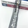Novo Estilo Chanel-Inspirado Embellishment Resistente com Strass e Lantejoulas, Fita de Acessório com Strass, 5cm de Largura, Acessório Gravata Borboleta para Decote