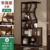 Estante de Armazenamento para Armário de Chá Prateleira de Chá de Chão Multicamadas Prateleira de Exibição Layout de Sala de Chá Estante de Armazenamento para Conjunto de Chá Novo Estilo Chinês Gabinete Multi-Tesouro