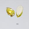 Transfronterizo Doble Agujero Gota de Agua Hecho a Mano Diamante D Ropa Hecha a Mano Accesorios para Bolsos y Zapatos Diamante de Cristal Hebilla Plana Joyería Piedra Hecha a Mano