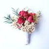 Mini Flor Seca Fresca Flor Imortal Corsage Noivo Noiva Festa de Casamento Vestido Corsage de Formatura Acessórios Decoração
