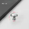 Manija de Acero Inoxidable de un Solo Agujero en Dorado y Negro para Gabinetes, Zapateros, Manijas de Puerta en Forma de Hongo, Manijas Redondas Simples para Cajones y Muebles
