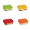 Caja Colorida para Conservar Frescura Caja para Almacenar Granos de PP Caja de Almacenamiento Doméstica Engrosada Almacenamiento de Frutas Caja Sellada Resistente al Calor para Microondas