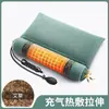 Almohada Cervical Inflable de Artemisa Calentada, Almohada Inteligente de Temperatura Constante para el Cuello, Almohada de Terapia de Calor por Moxibustión de Altura Ajustable