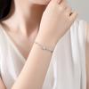 Pulsera de diamantes para mujer PAG & MAG moda europea y americana diseño sencillo para el día a día plata 925 pulsera al por mayor